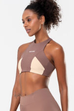 Top Hibisco Castanho / Cream - Imagem 4