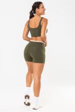 Top Amarilis Verde Exército / Cream - Imagem 5