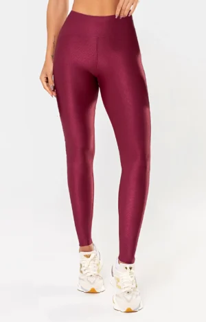 Legging Lótus Bordô Glow
