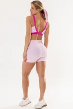 Shorts Lótus Rosa Cand Canelado - Imagem 6