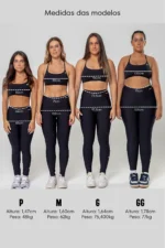Legging Perpétua 4" Preto Absoluto - Imagem 4