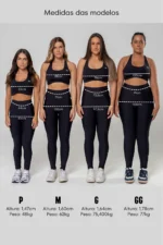 Legging Perpétua 6" Preto Absoluto - Imagem 7