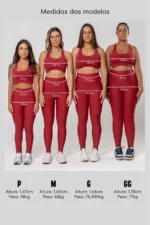 Legging Perpétua 6" Red Dark - Imagem 2