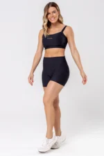 Shorts Lotus Preto Canelado - Imagem 5
