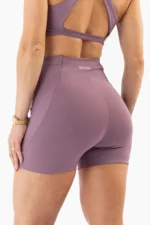 Shorts Hibisco Rosa Satin - Imagem 2