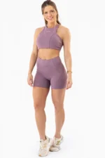 Top Hibísco Rosa Satin - Imagem 4