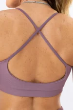 Top Violeta Rosa Satin - Imagem 4
