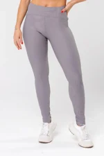 Legging Lótus Cinza Canelado