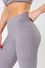 Legging Lótus Cinza Canelado - Imagem 3
