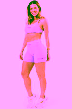 Shorts Perpétua Lilas Canelado - Imagem 5