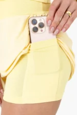 Shorts Flor Amarelo Manteiga - Imagem 3