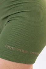 Shorts Perpétua Verde Croco Canelado - Imagem 4