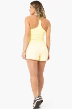 Shorts Flor Amarelo Manteiga - Imagem 7