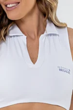Top Polo Lótus Branco - Imagem 3
