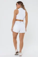 Shorts Flor Branco - Imagem 9