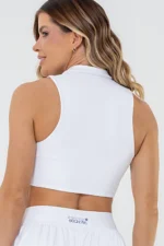 Top Polo Lótus Branco - Imagem 2