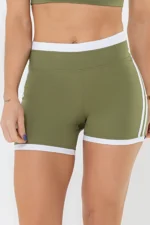 Shorts Dália Verde / Branco