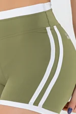 Shorts Dália Verde / Branco - Imagem 3