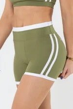 Shorts Dália Verde / Branco - Imagem 4