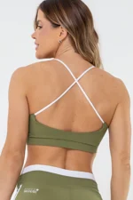 Top Violeta Verde / Branco - Imagem 2