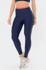 Legging Amarilis Azul Marinho / Vermelho Goiaba