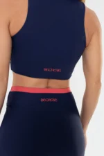 Legging Amarilis Azul Marinho / Vermelho Goiaba - Imagem 3