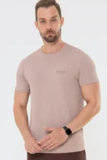 Camiseta Casual Tech Taupe