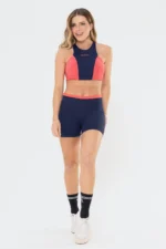 Shorts Amarilis Azul Marinho / Vermelho Goiaba - Imagem 6