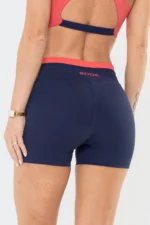 Shorts Amarilis Azul Marinho / Vermelho Goiaba - Imagem 2