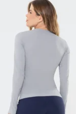 Blusa Tulipa Cinza - Imagem 4