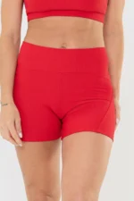 Shorts Lótus 2.0  Vermelho Scarlet Canelado