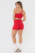 Shorts Lótus 2.0  Vermelho Scarlet Canelado - Imagem 6