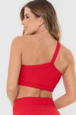 Top Peônia Vermelho Scarlet Canelado - Imagem 2