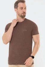 Camiseta Casual Tech Marrom - Imagem 3