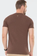 Camiseta Casual Tech Marrom - Imagem 4