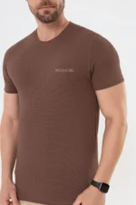 Camiseta Casual Tech Marrom - Imagem 5