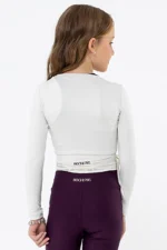 Blusa Orquídea Infantil Cream - Imagem 2