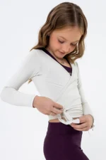 Blusa Orquídea Infantil Cream - Imagem 3