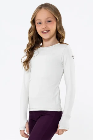 Blusa Tulipa Infantil Cream
