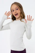 Blusa Tulipa Infantil Cream - Imagem 9