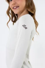 Blusa Tulipa Infantil Cream - Imagem 3