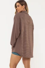 Camisa Violeta Marrom - Imagem 2