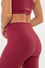 Shorts Peônia Cranberry Canelado - Imagem 4