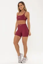 Shorts Peônia Cranberry Canelado - Imagem 6