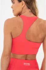 Top Lótus Vermelho Goiaba / Branco - Imagem 2