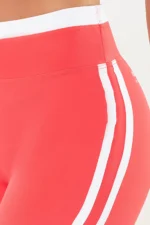 Shorts Dália Vermelho Goiaba / Branco - Imagem 3