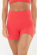 Shorts Hibisco Vermelho Goiaba - Imagem 2