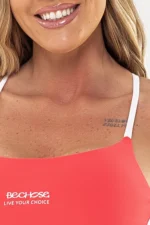Top Violeta Vermelho Goiaba / Branco - Imagem 3