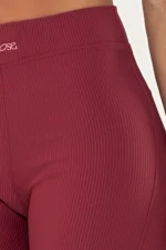 Shorts Peônia Cranberry Canelado - Imagem 3
