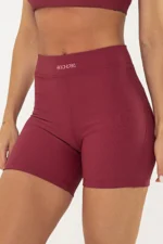 Shorts Peônia Cranberry Canelado - Imagem 5